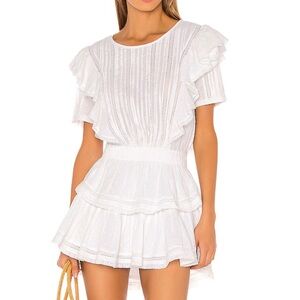 LOVE SHACK FANCY DRESS: White